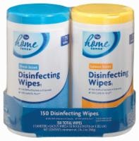 slide 1 of 1, Kroger Home Sense Lemon Wipes, 150 ct