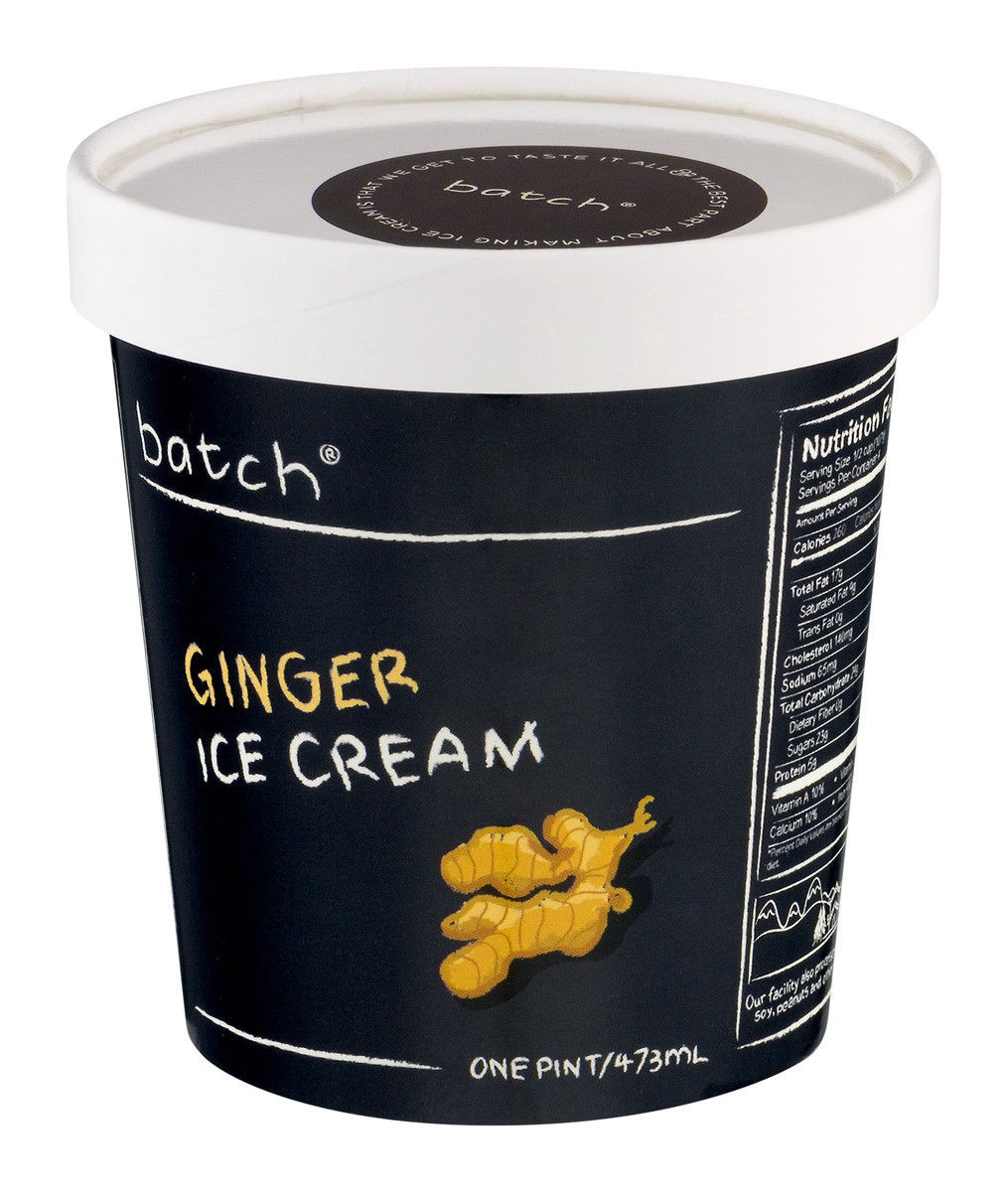slide 4 of 9, Batch Ice Cream Ginger, 16 fl oz