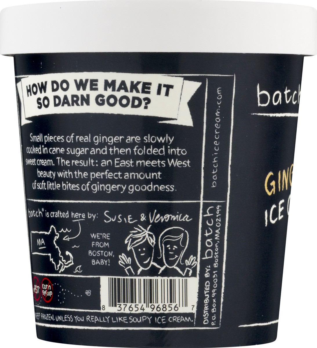 slide 5 of 9, Batch Ice Cream Ginger, 16 fl oz