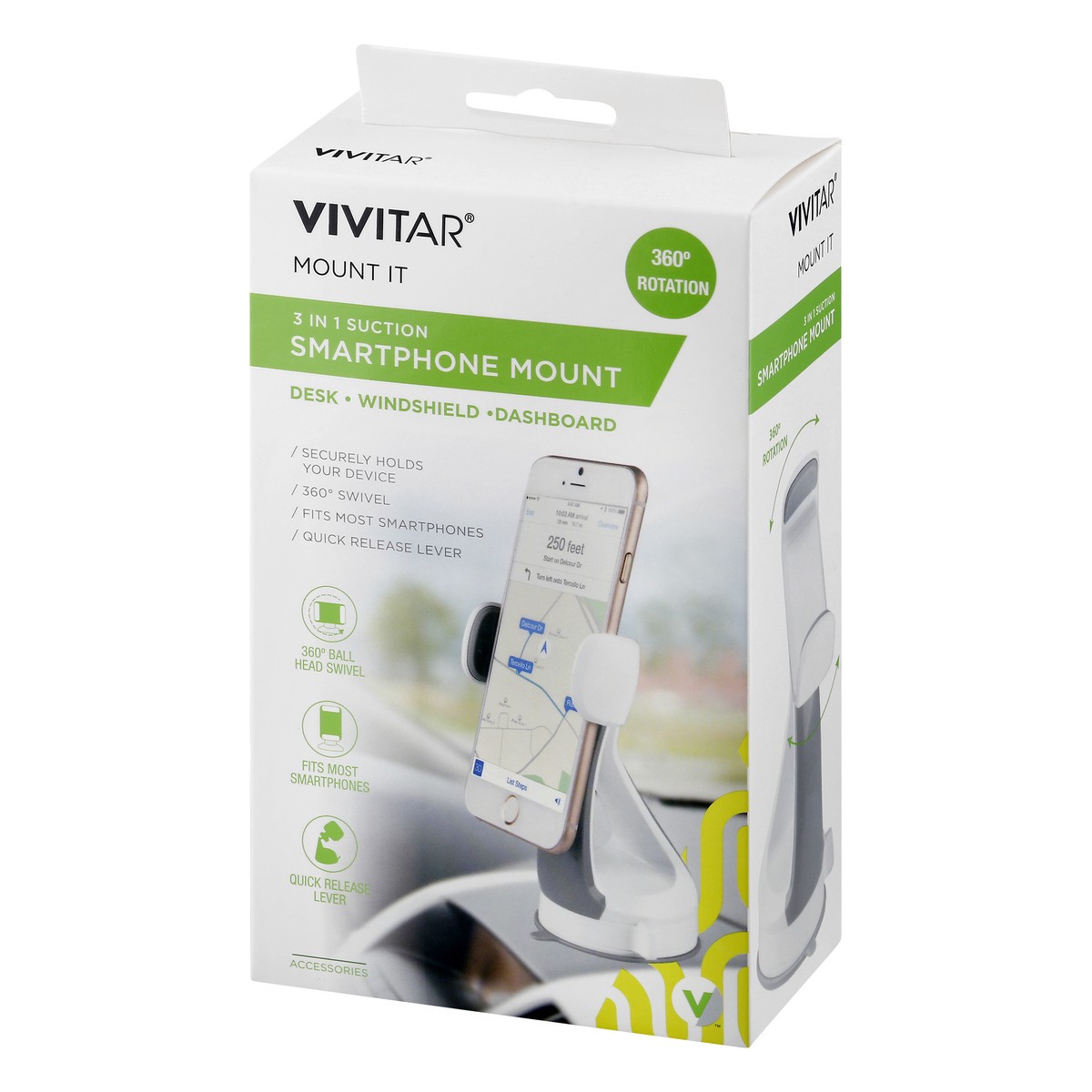slide 5 of 11, Vivitar Mount It 3 in 1 Suction Smartphone Mount 1 ea, 1 ct