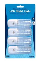 Prime Automatic Led Night Light 4 Pack - White