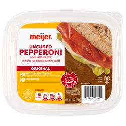 Meijer Uncured Pepperoni Lunch Meat, 7 Oz