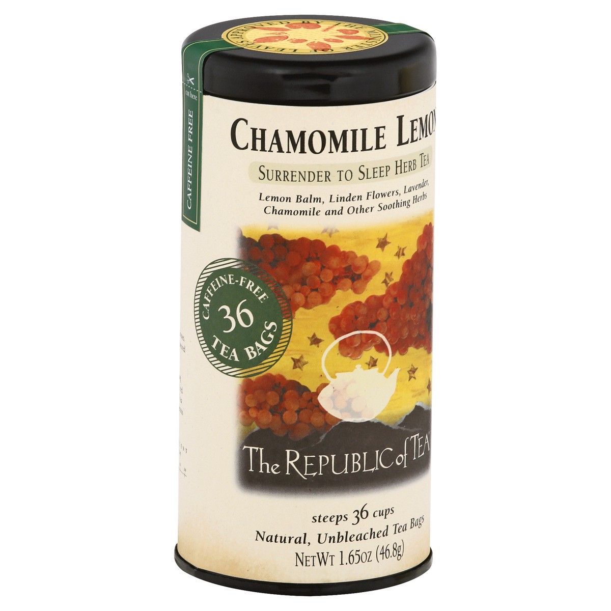 slide 8 of 9, The Republic of Tea Tea Chamomile Lemon - 36 ct, 36 ct