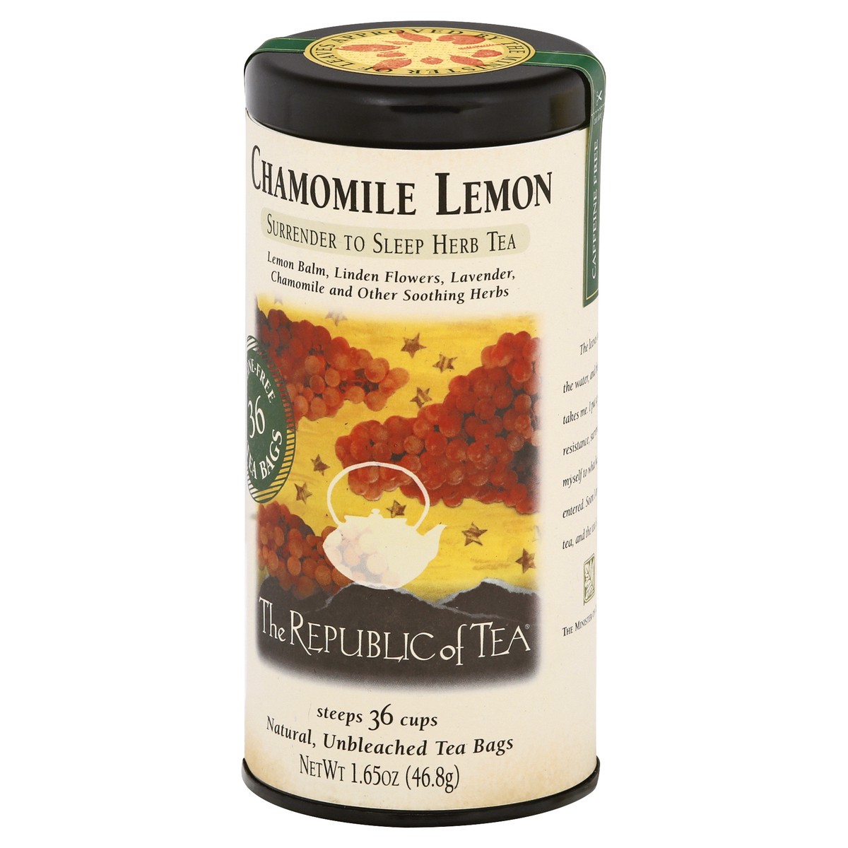 slide 7 of 9, The Republic of Tea Tea Chamomile Lemon - 36 ct, 36 ct