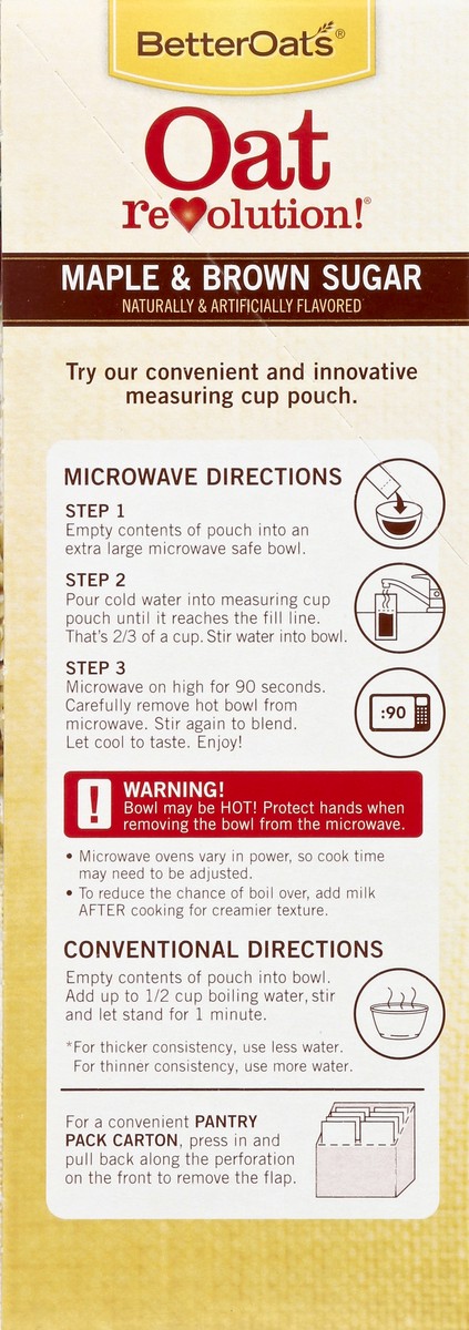slide 4 of 5, Better Oats Oatmeal 10 ea, 10 ct