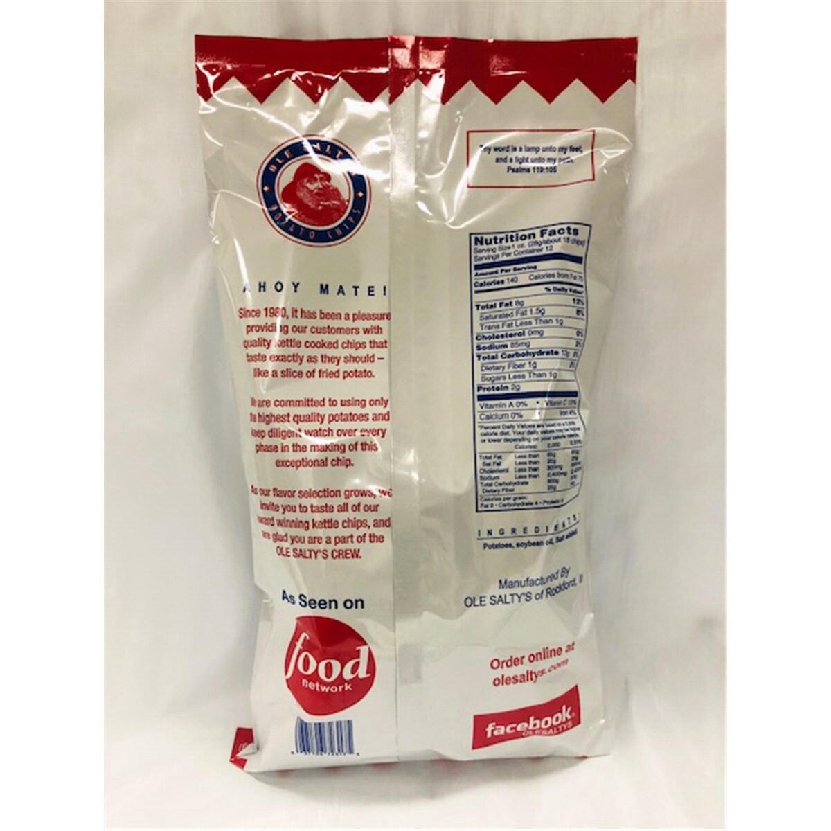 slide 2 of 2, Ole Salty's Original Potato Chips - 12.5 oz, 12.5 oz