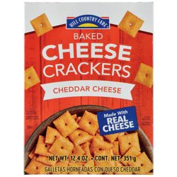 Hill Country Fare Baked Cheese Crackers