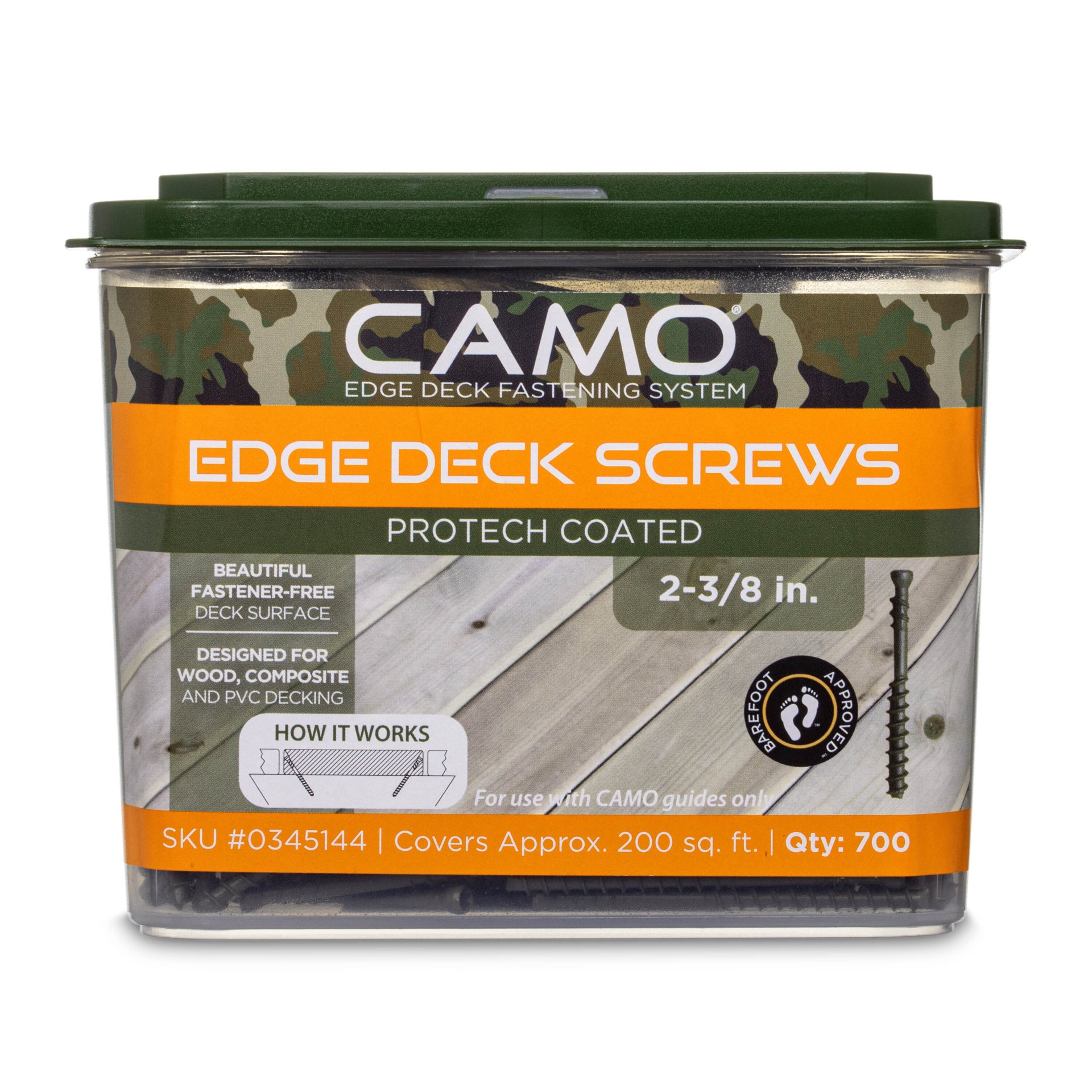 slide 1 of 6, CAMO #7 x 2-3/8-in Wood to wood Deck Screws ( 700 -Per Box ), 1 ct