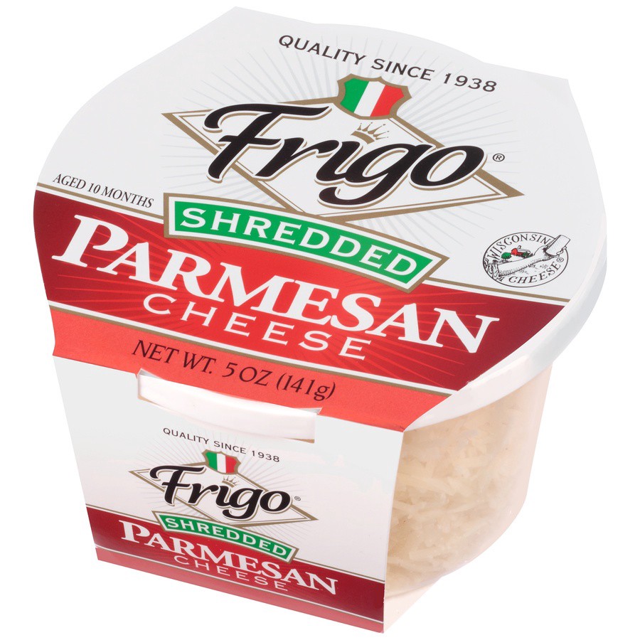 slide 6 of 8, Frigo Shredded Parmesan Cheese 5 oz, 5 oz