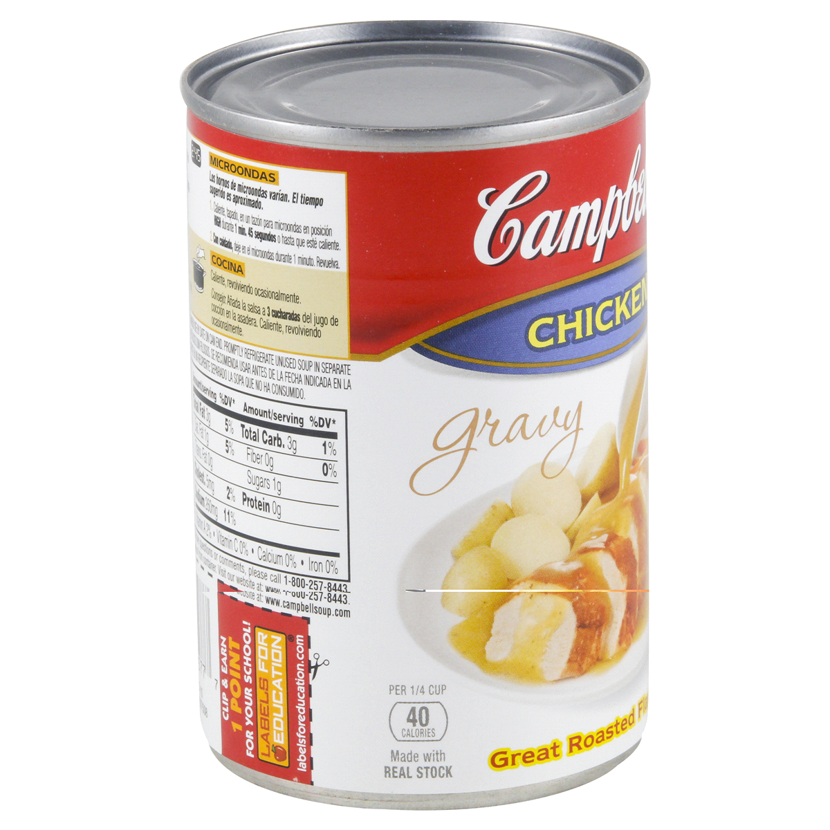 slide 4 of 4, Campbell's Campbell''s Chicken Gravy, 10.5 oz Can, 10.5 oz