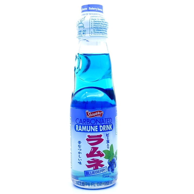 slide 1 of 1, Shirakiku Blueberry Carbonated Ramune Drink, 6.76 oz