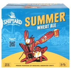 Shipyard Brewing Brewing Wheat Ale Summer Beer, 12 fl oz Bottles