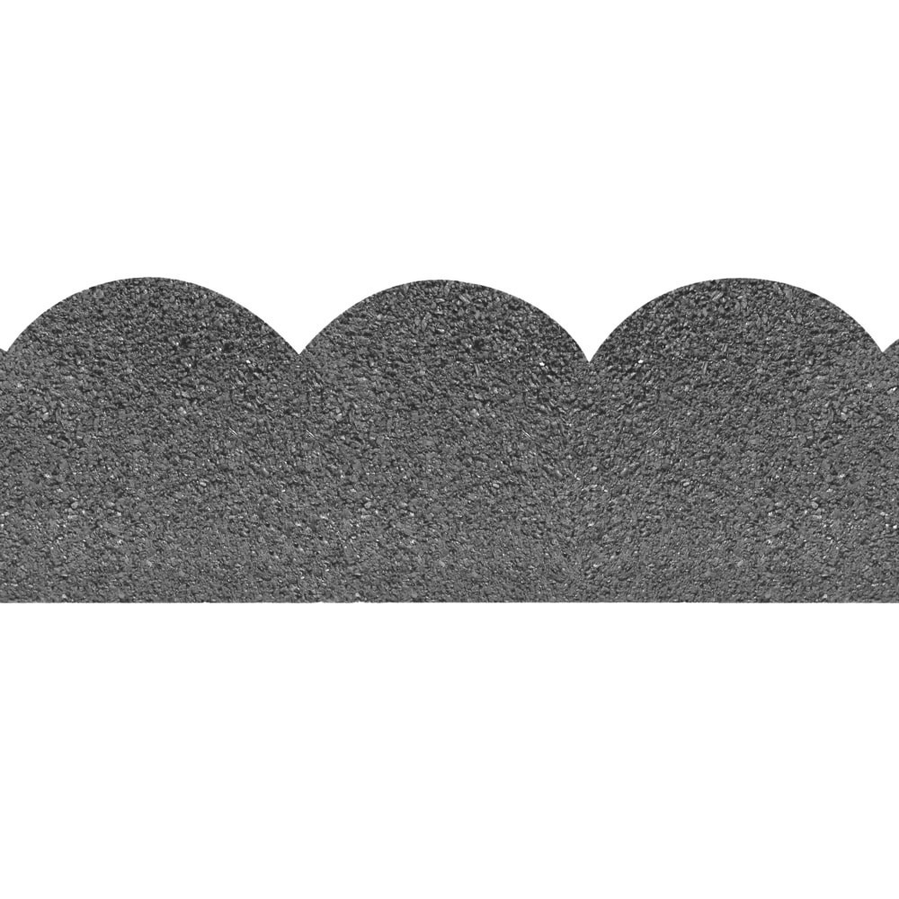 slide 2 of 2, Ez Border Scallop Landscape Edge - Gray, 4 in x 47 in