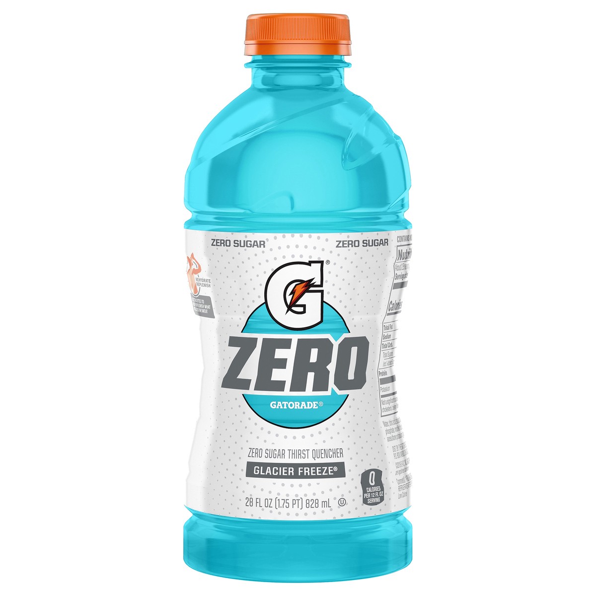 slide 2 of 4, Gatorade Zero Zero Sugar Thirst Quencher Glacier Freeze 28 Fl Oz, 28 fl oz