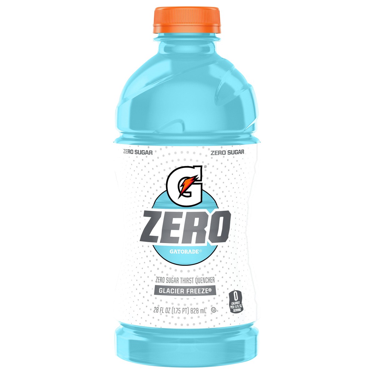 slide 1 of 4, Gatorade Zero Zero Sugar Thirst Quencher Glacier Freeze - 28 fl oz, 28 fl oz