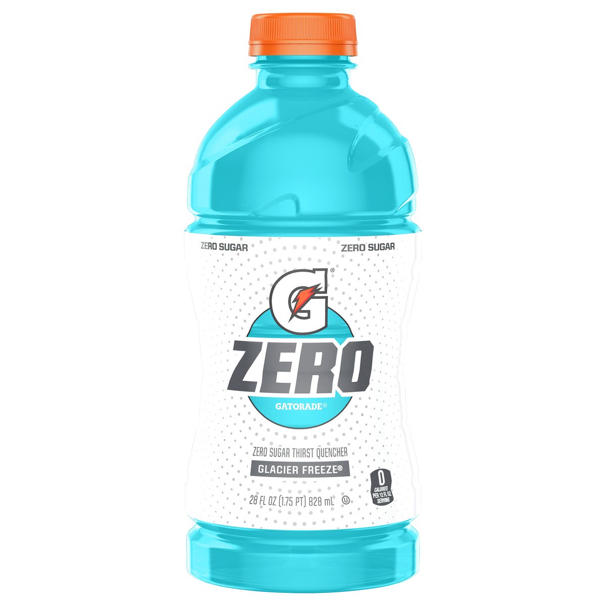slide 1 of 4, Gatorade Zero Zero Sugar Thirst Quencher Glacier Freeze 28 Fl Oz, 28 fl oz