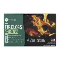 SE Grocers Firelog 3Hr 6Pk
