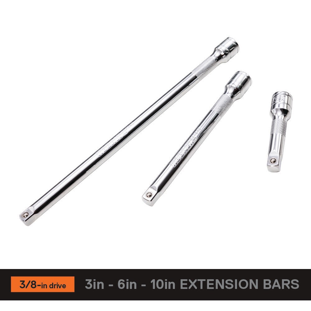 slide 2 of 6, Kobalt 3 -Piece 3/8-in Drive Set Socket Extension Set, 1 ct