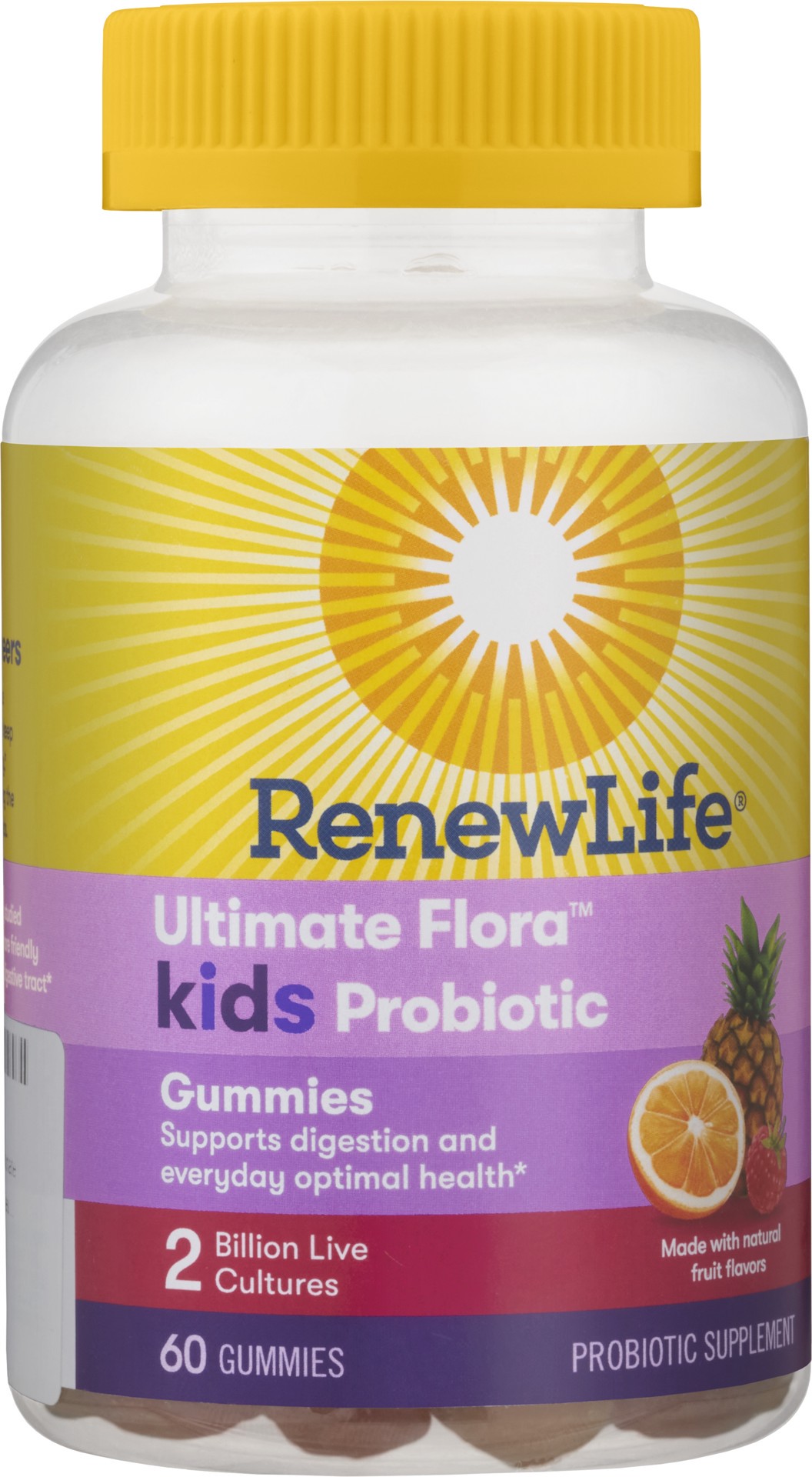 slide 3 of 5, Renew Life UF Kids Probiotic Gummies, 2B 60ct, 60 ct