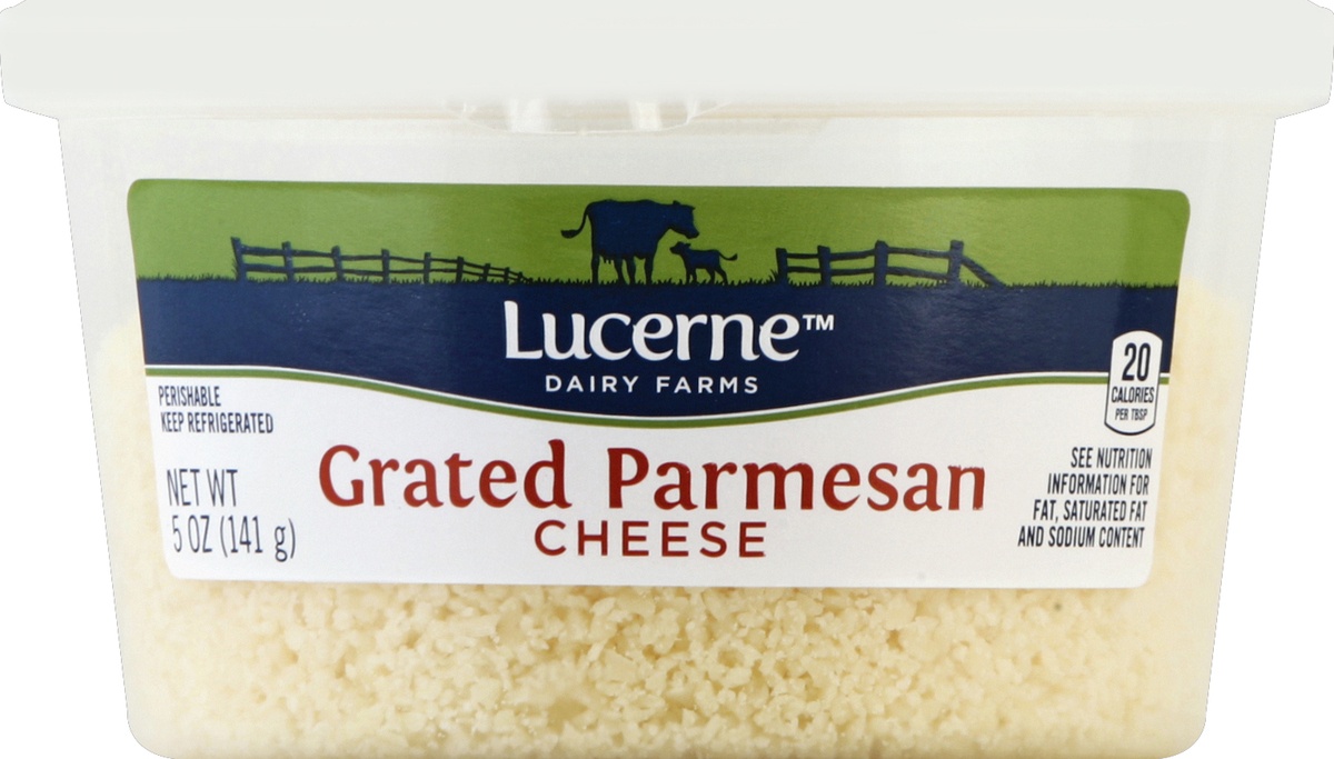 Lucerne Dairy Farms Cheese Grated Parmesan Tub 5 Oz | Shipt