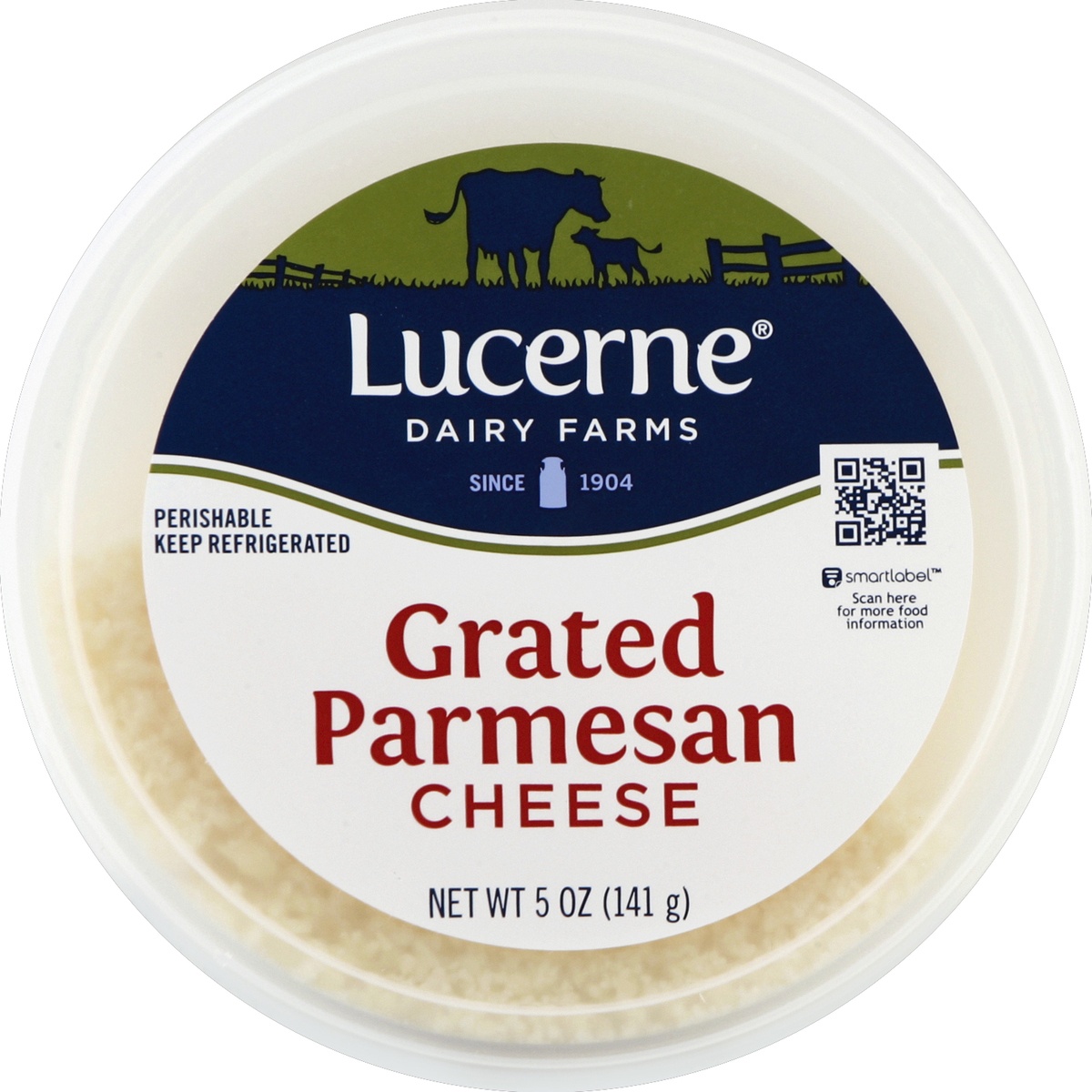 Lucerne Dairy Farms Cheese Grated Parmesan Tub 5 oz Shipt