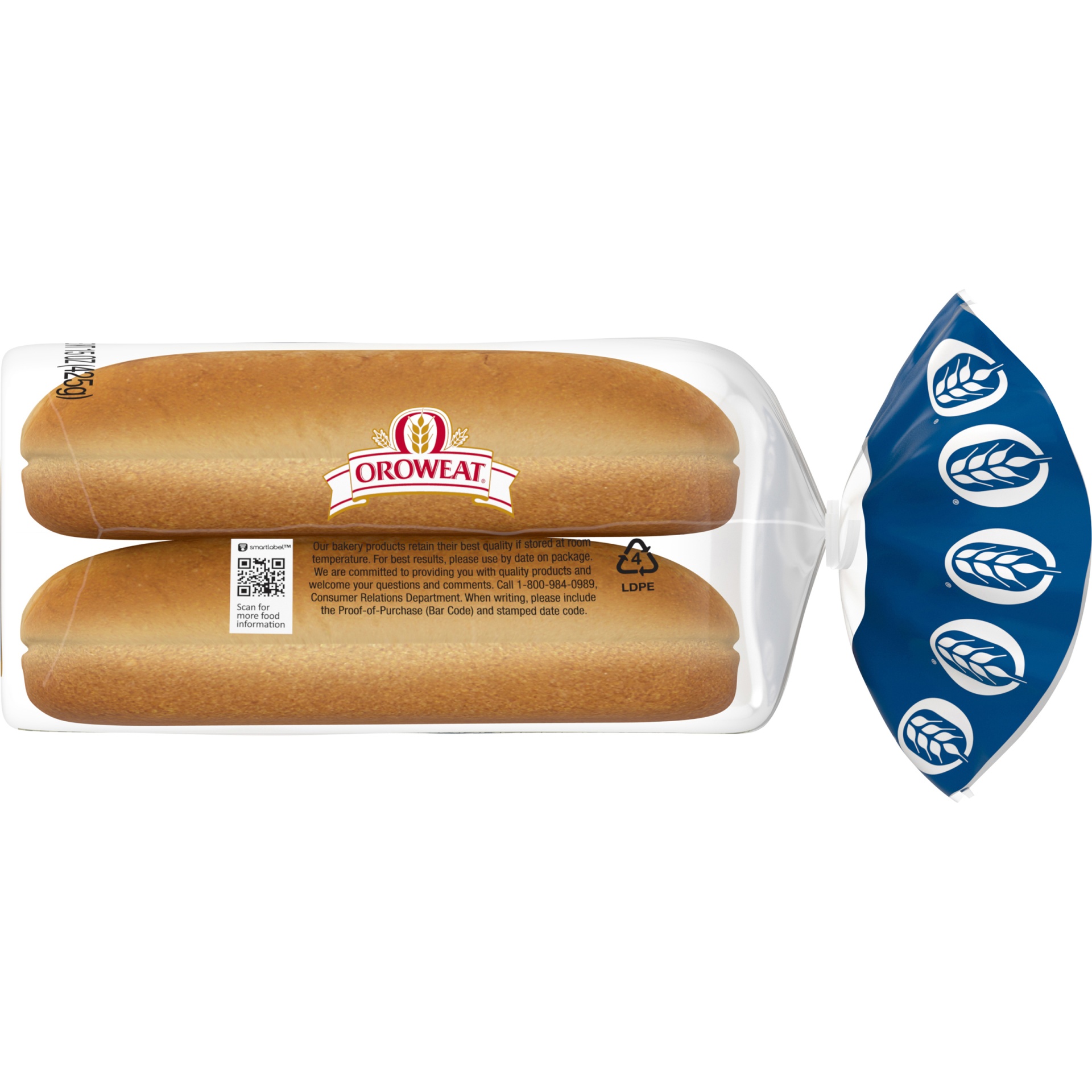 slide 6 of 9, Oroweat Steak Sub Rolls, 6 ct