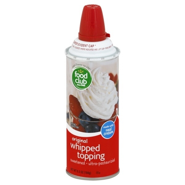 slide 1 of 1, Food Club Original Whipped Topping, 6.5 oz