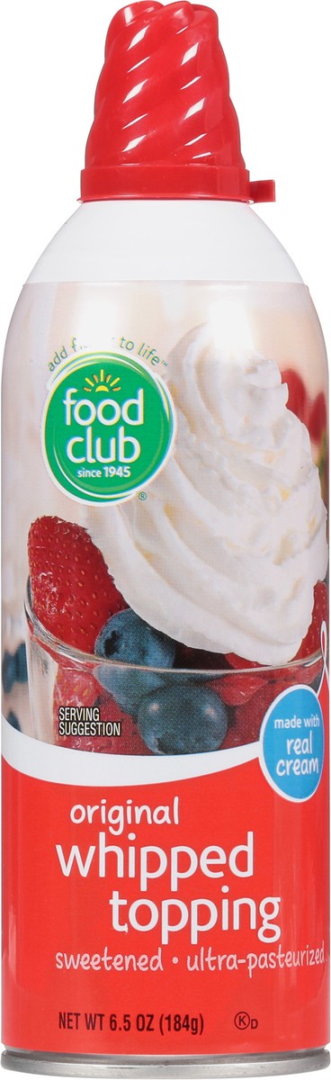 slide 6 of 14, Food Club Original Whipped Topping, 6.5 oz