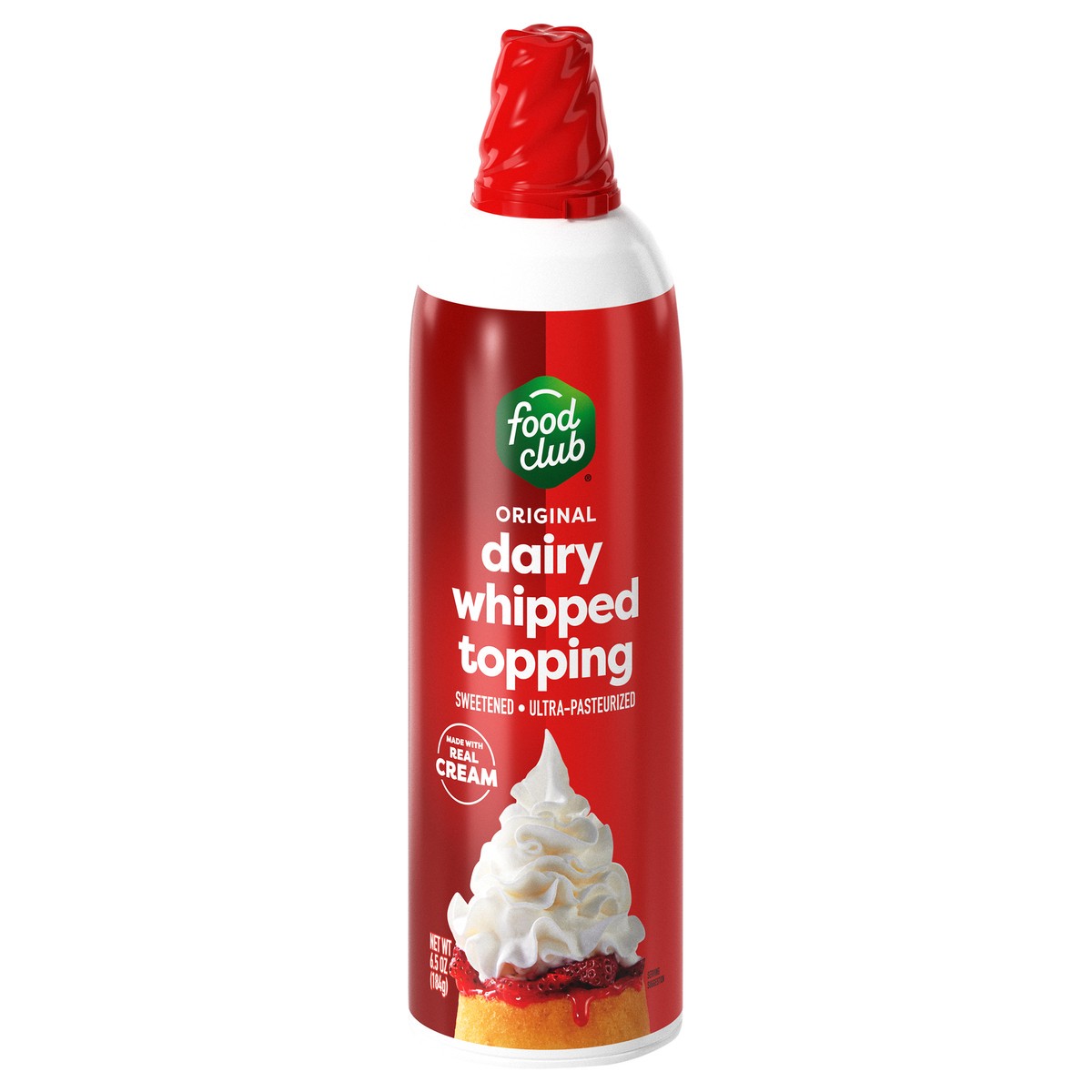 slide 1 of 14, Food Club Original Dairy Whipped Topping 6.5 oz, 6.5 oz