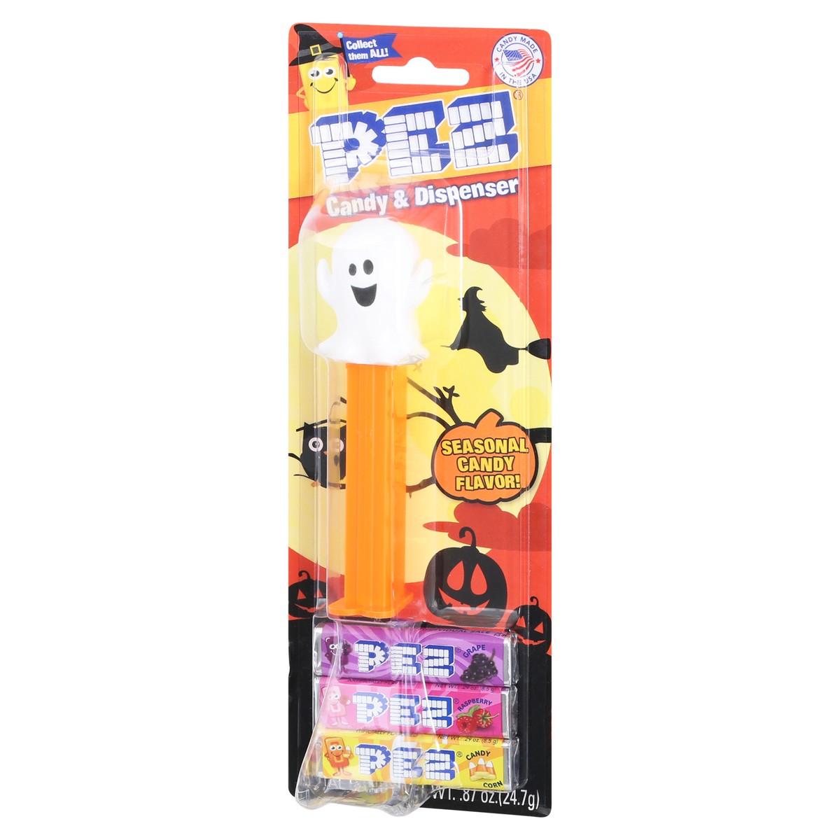 slide 2 of 10, PEZ Halloween Assorted Candy Dispensers, 0.87 oz