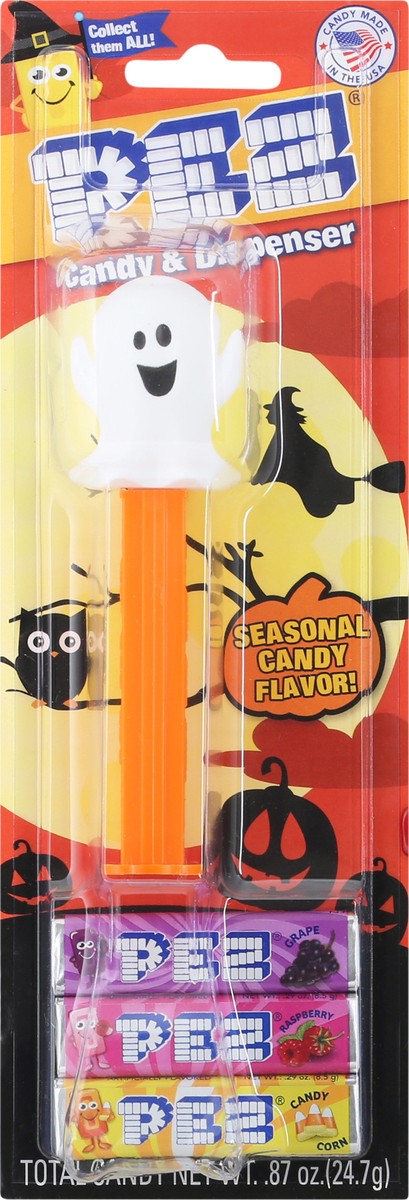 slide 6 of 10, PEZ Halloween Assorted Candy Dispensers, 0.87 oz