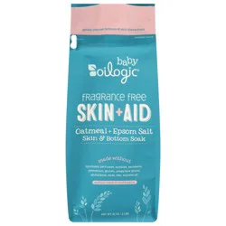 Oilogic Baby Skin + Aid Oatmeal + Epsom Salt Fragrance Free Skin & Bottom Soak 32 oz