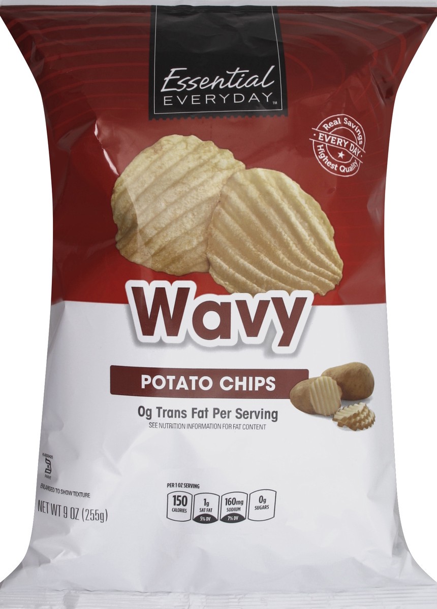 slide 6 of 6, Essential Everyday Potato Chip Ripple, 9 oz