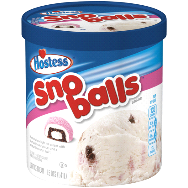 slide 1 of 3, Nestlé Hostess Snoballs Ice Cream, 14 fl oz