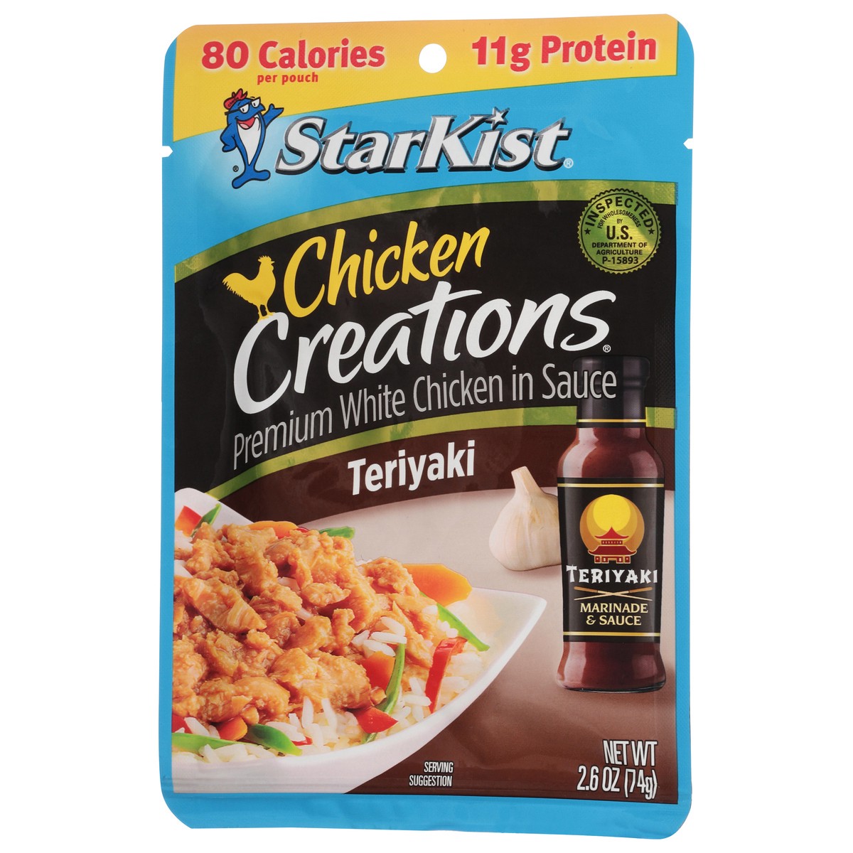 slide 5 of 9, StarKist Creations Teriyaki Chicken 2.6 oz, 2.6 oz