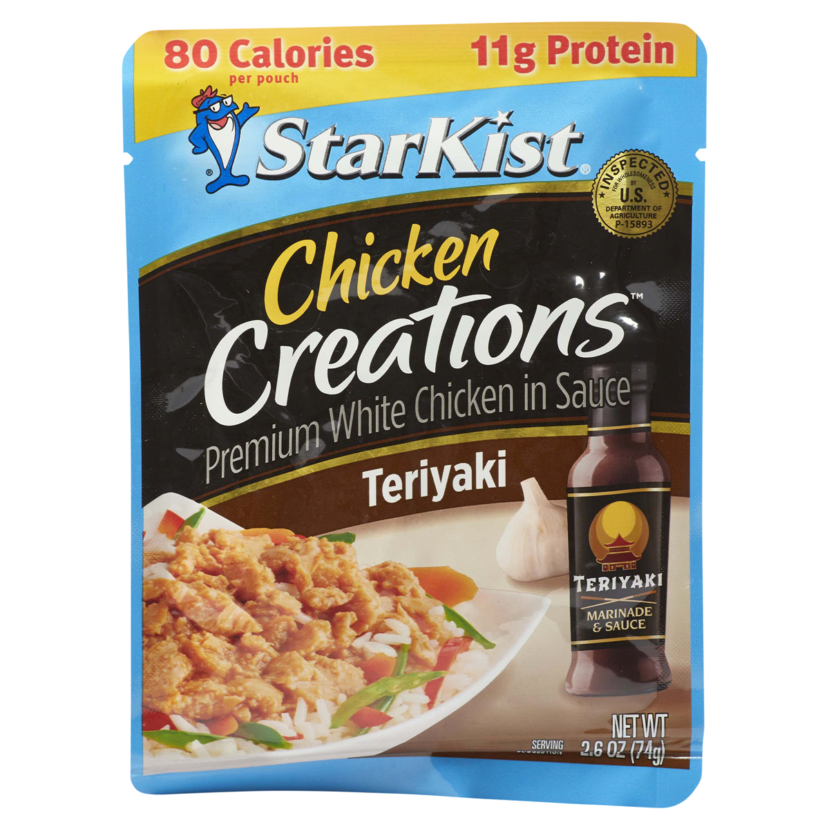 slide 1 of 9, StarKist Creations Teriyaki Chicken 2.6 oz, 2.6 oz