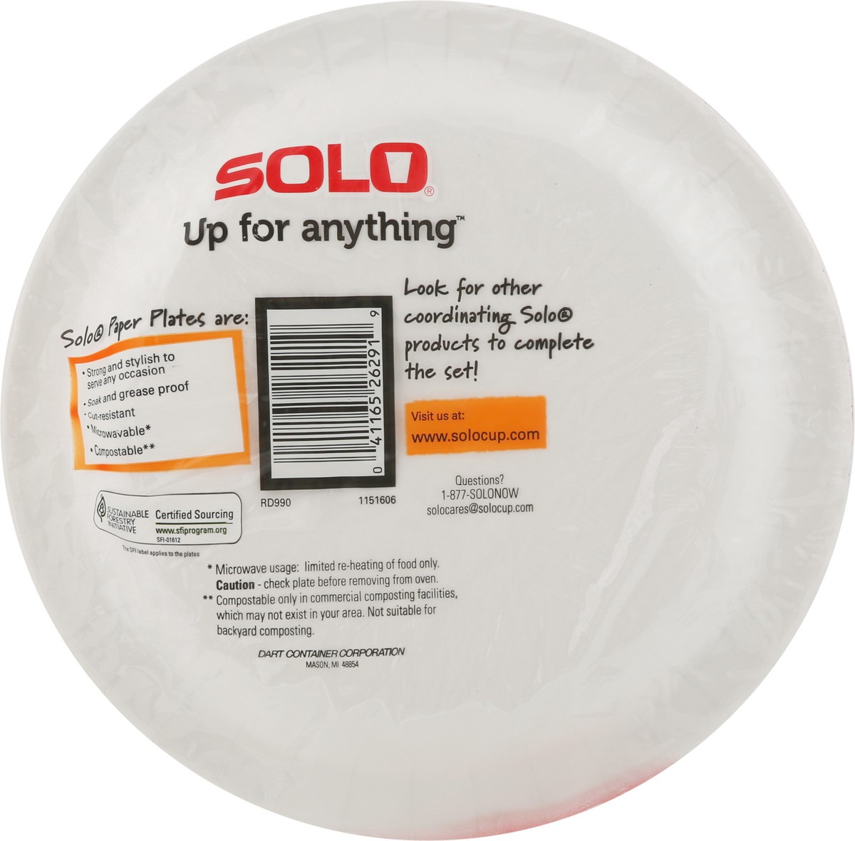 slide 3 of 9, SOLO Paper Plates, Any Day, 90 ct