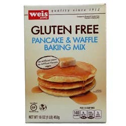 Weis Quality Gluten Free Pancake and Waffle Baking Mix