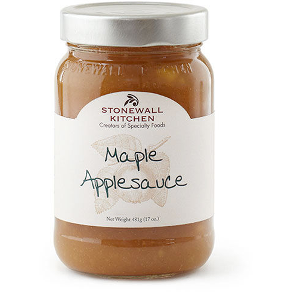 slide 1 of 1, Stonewall Kitchen Maple Applesauce, 17 oz