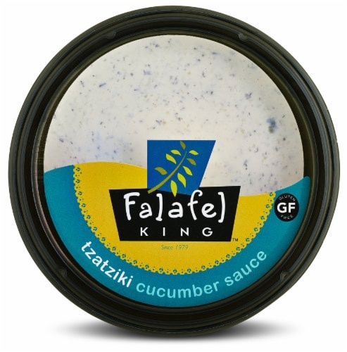 slide 1 of 1, Falafel King Tzatziki Sauce, 10 oz