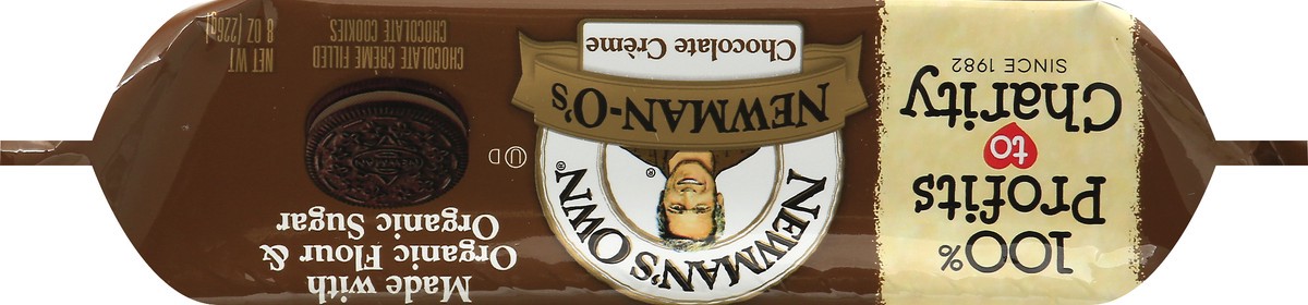 slide 9 of 9, Newman's Own Newman-O's Chocolate Creme Filled Chocolate Cookies 8 oz, 8 oz