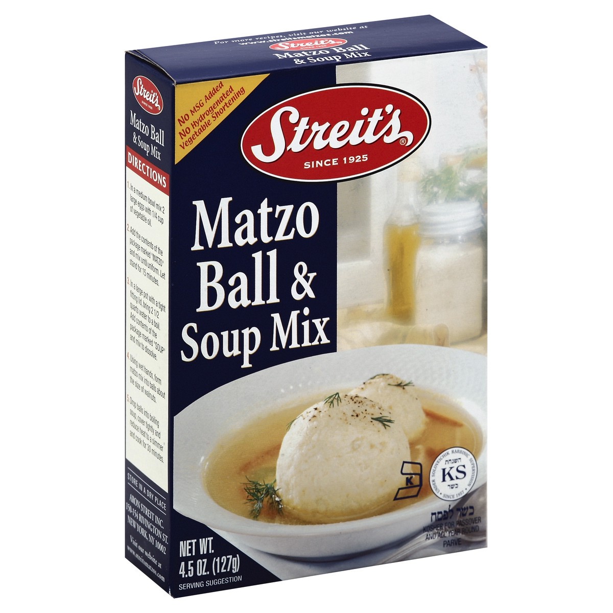 slide 2 of 4, Streit's Matzo Ball Soup Mix, 4.5 oz