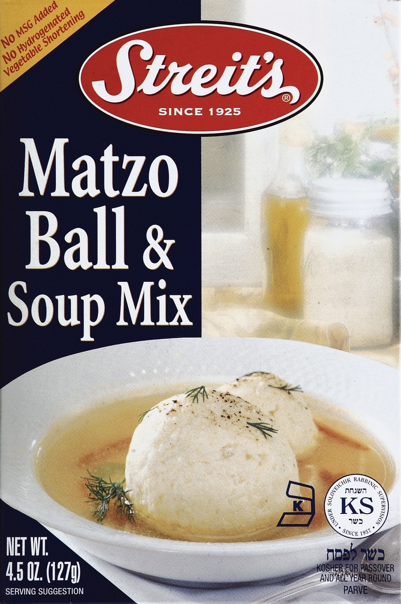 slide 1 of 4, Streit's Matzo Ball Soup Mix, 4.5 oz