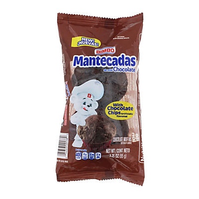 slide 1 of 1, Bimbo MantecadasChocolate with Chocolate Chip Muffins, 2 ct