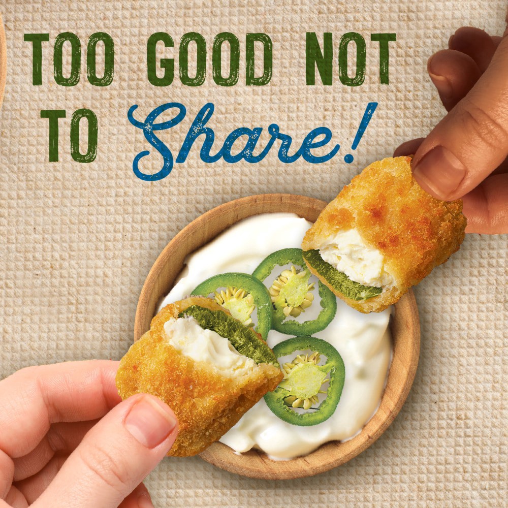 slide 2 of 4, Kroger Stuffed Cream Cheese Breaded Jalapeno Peppers, 28 oz
