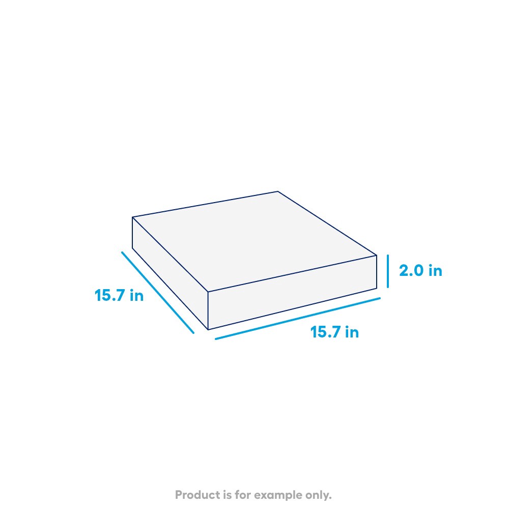 slide 3 of 6, 16.0-in L x 16.0-in W x 2.0-in H Square Harvest blend Concrete Patio stone, 1 ct