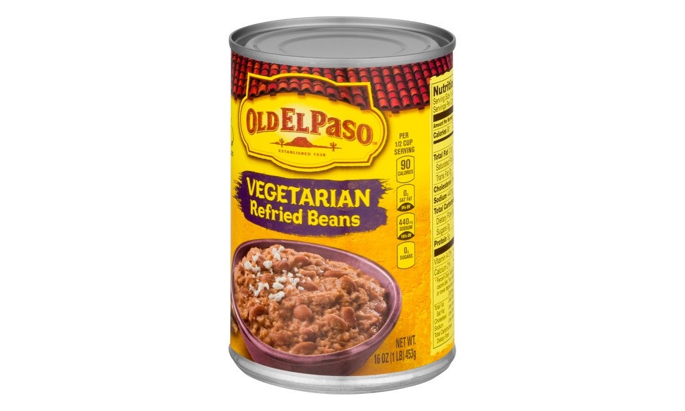 slide 2 of 3, Old El Paso Vegetarian Refried Beans, 16 oz., 16 oz