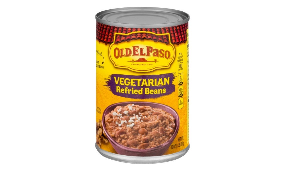 slide 3 of 3, Old El Paso Vegetarian Refried Beans, 16 oz., 16 oz