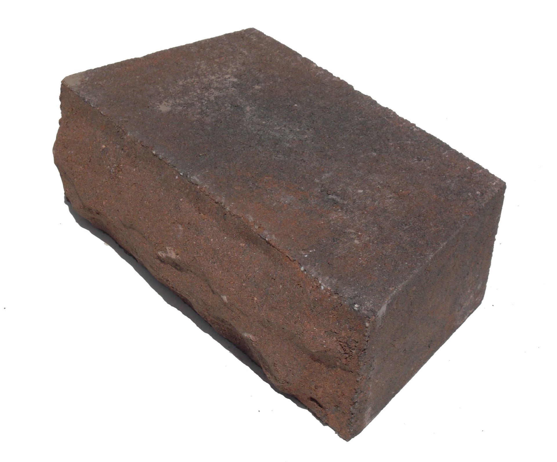 slide 1 of 2, 4.1-in H x 12.0-in L x 6.8-in D Tranquil Concrete Retaining wall block, 1 ct