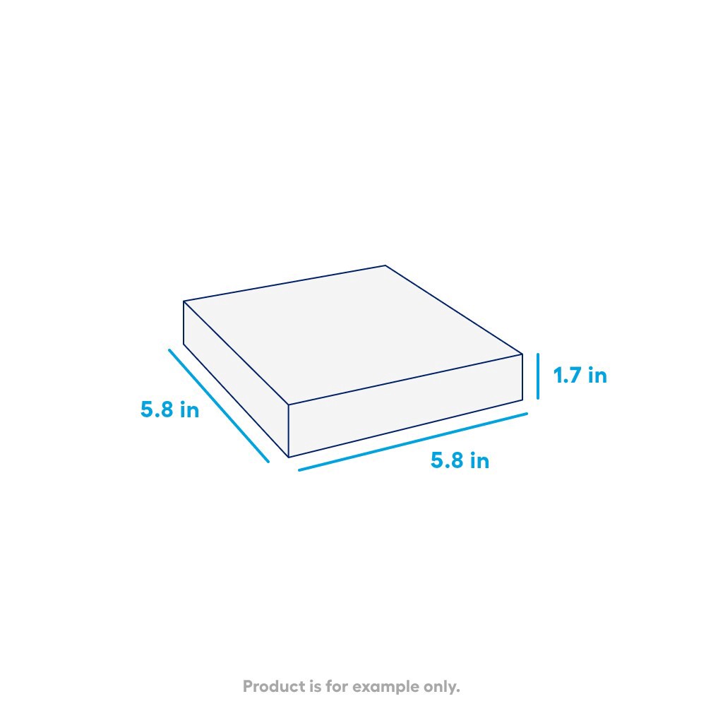 slide 6 of 6, 6-in L x 6-in W x 2-in H Square Tranquil Concrete Patio Stone, 1 ct